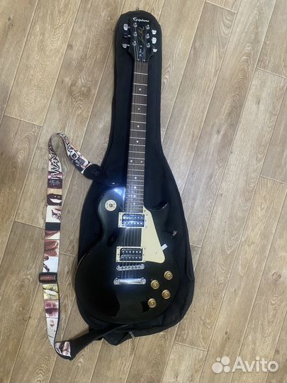 Электрогитара Epiphone Les Paul 100 ebony / LP E1