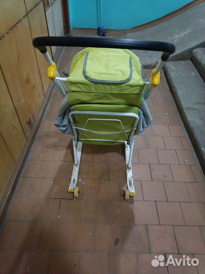 Детские санки коляска с колесами