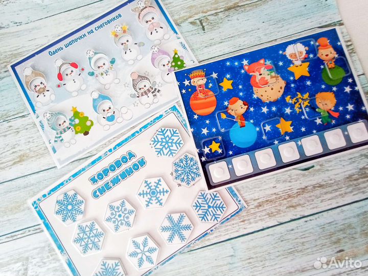 Развивающие игры на липучках