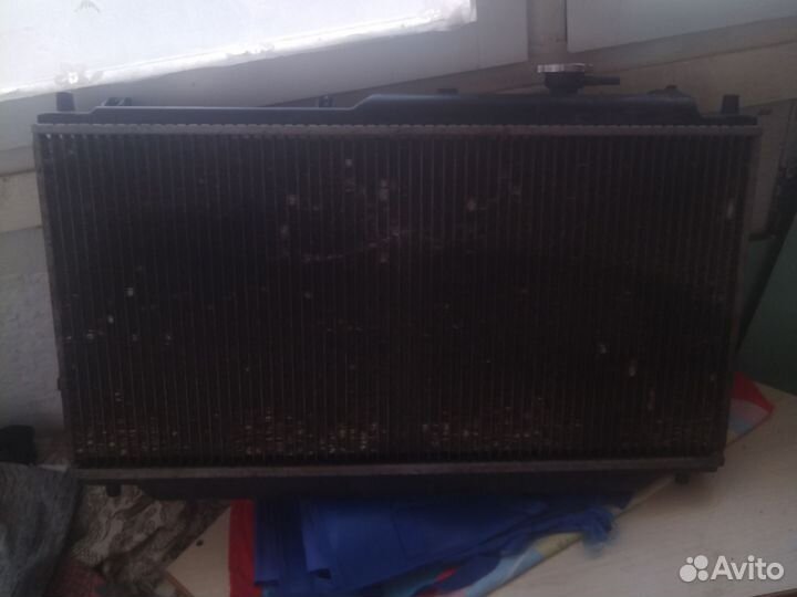 Радиатор охлаждения на kia spectra