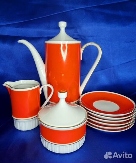 Кофейный Сервиз Volkstedt ГДР