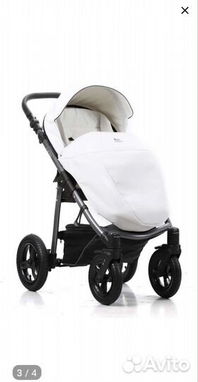 Коляска 2 в 1 экокожа новая