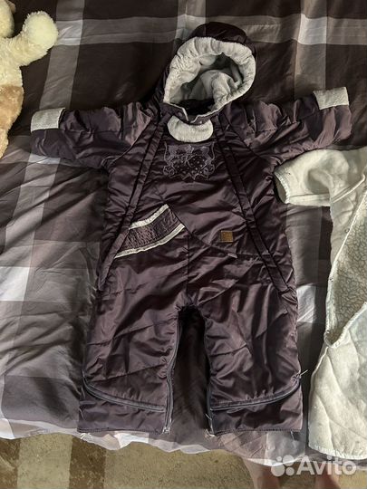 Зимний комбинезон для девочки 80