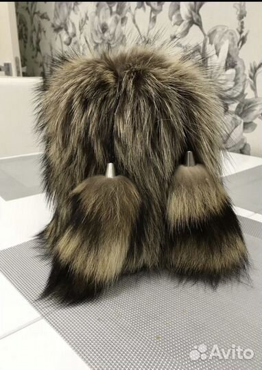 Шапка зимняя меховая женская