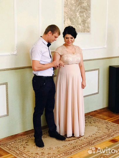 Платье вечернее свадебное