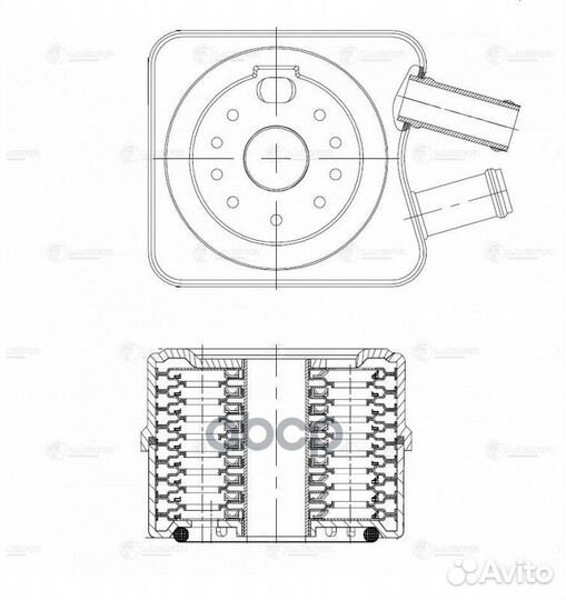 Радиатор масляный LOc1828 luzar