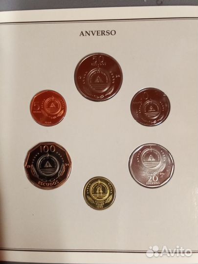 Набор монет Кабо-Верде 1994 г