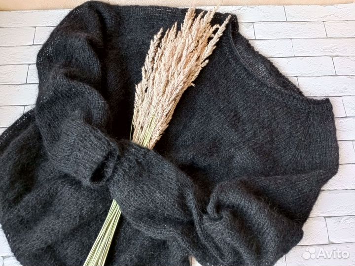 Свитер паутинка из мохера 44
