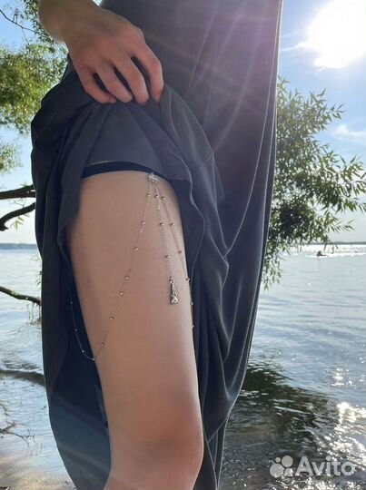 Подвязка на ногу. Цепочка на ногу