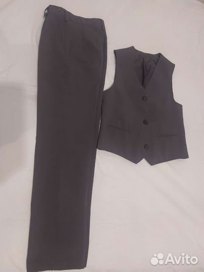 Школьная форма для мальчика серая 134, 140
