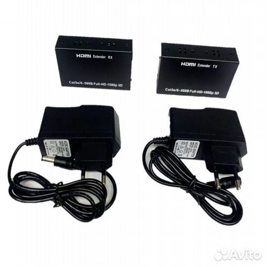 Активный удлинитель hdmi по витой паре до 60м