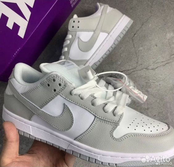 Nike sb dunk low grey fog 36-41