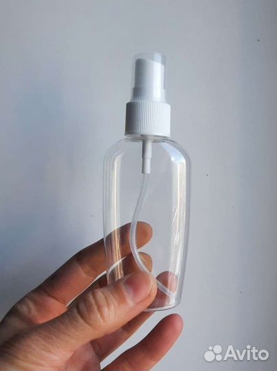 Бутылочка пластиковая с дозатором на 50 мл
