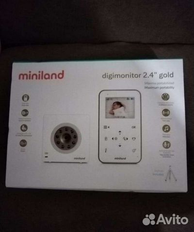 Видеоняня miniland digimonitor 2.4 gold