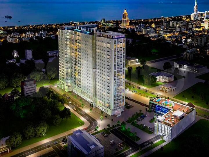 1-к. квартира, 44 м² (Грузия)