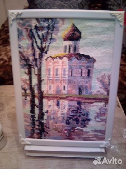 Картина вышивка 