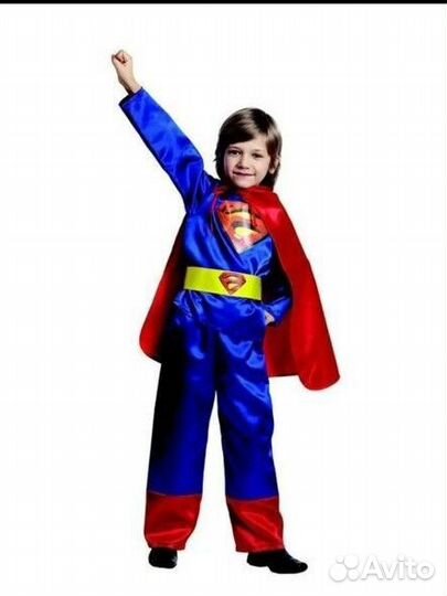 Костюм карнавальный Супермен 116, 5-6 лет