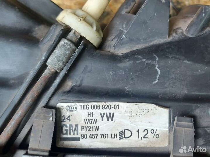 Фара левая для Opel Omega B 1994-2003