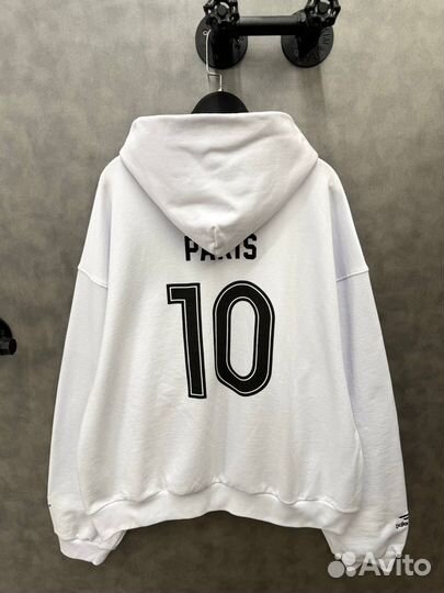 Худи Balenciaga soccer paris оверсайз топ 2025
