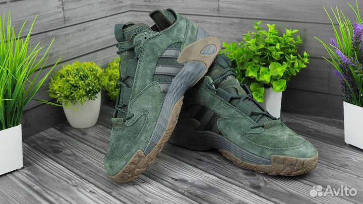 Кроссовки Adidas Streetball Niteball Green Lux