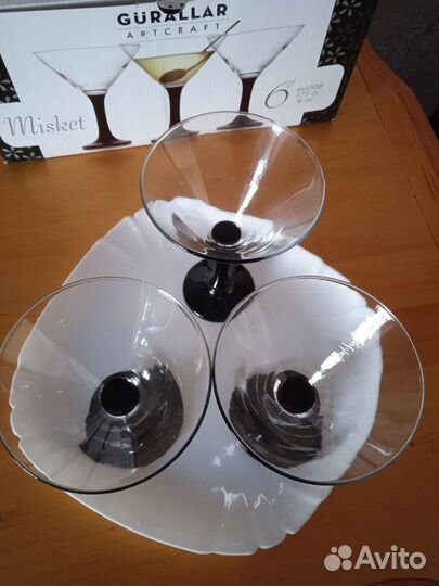 Бокалы д/мартини Мискет, 6шт., Турция