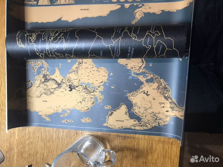 Новая скретч-карта мира