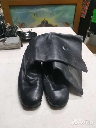 Хромовые сапоги мужские 37 размер (Ч)