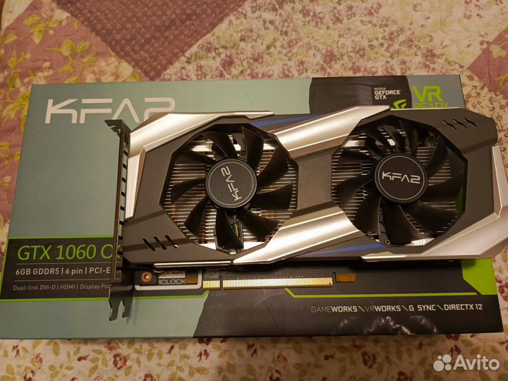 Видеокарта gtx 1060 6gb kfa2