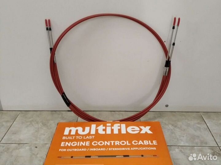 Кабель газ-реверс EC-133-12 (С8 красный) 12 футов