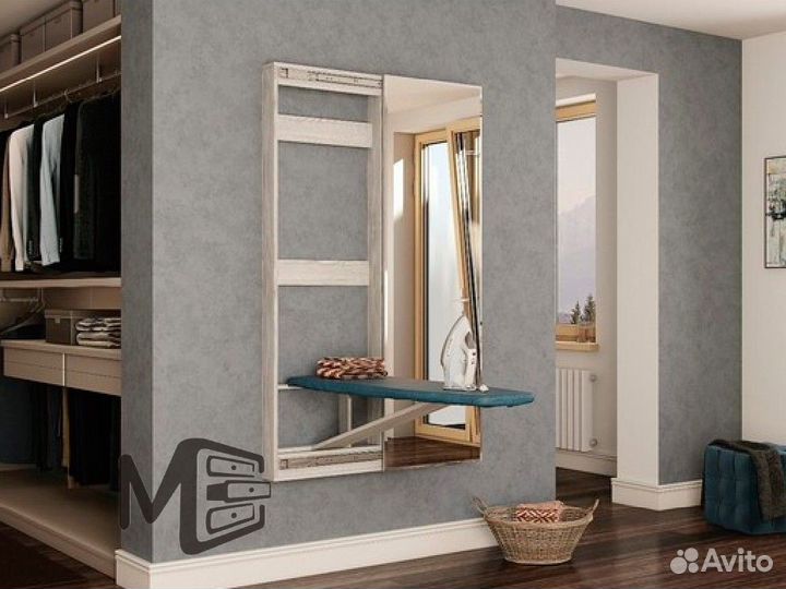 Гладильная доска Смарт с зеркалом