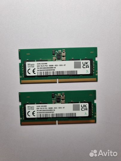 Оперативная память SK Hynix DDR5 8gb 5600B 2