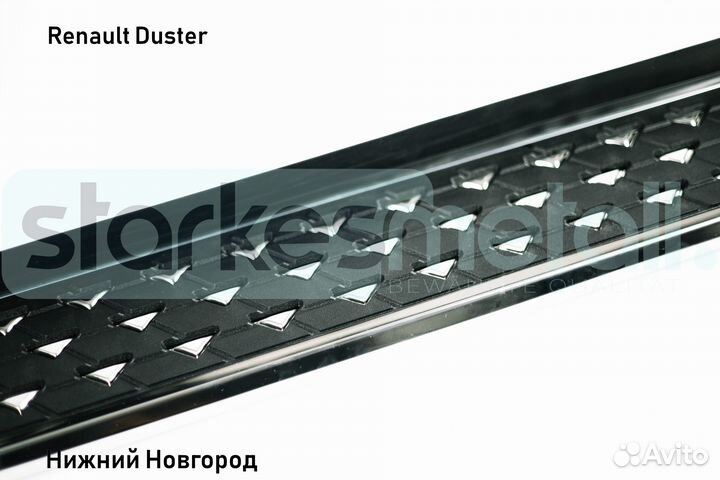 Пороги подножки Renault Duster Classik