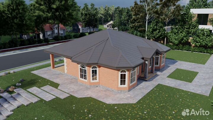 Проект одноэтажного дома