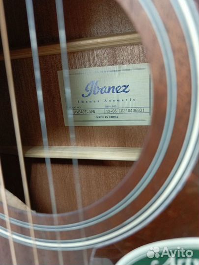 Электроакустическая гитара Ibanez