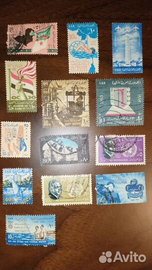 Подборка марок ОАЭ (1959-1963)