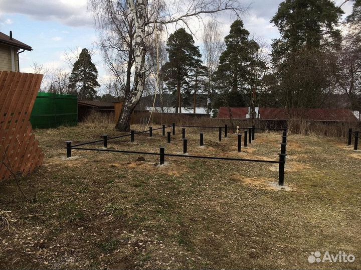 Винтовые сваи для фундамента