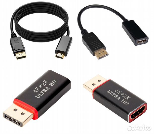 Переходники DisplayPort - hdmi