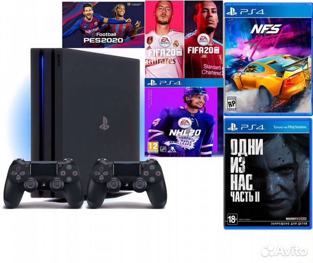 Аренда PlayStation 4 Pro / Fifa 23, UFC4 ps4