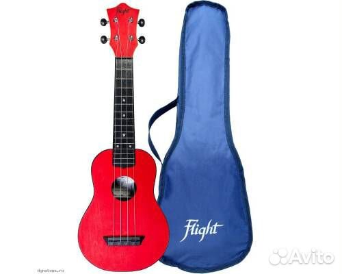 Укулеле с чехлом Flight TUS 35 RD