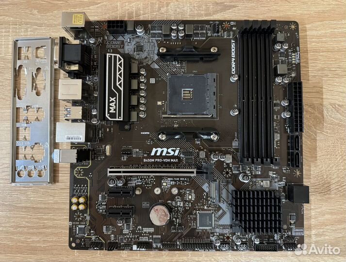 MSI B450M PRO-VDH MAX (сокет AM4)