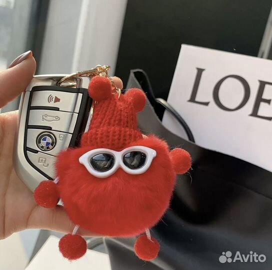 Брелок меховой на сумку