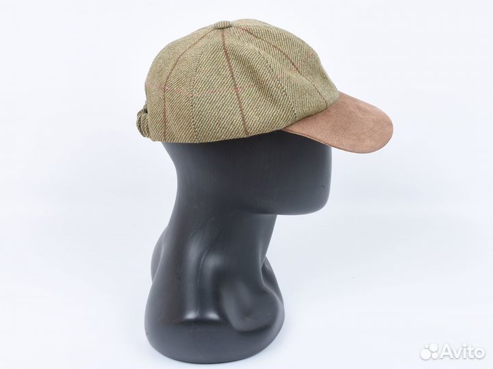 Твидовая Шерстяная Винтажная Кепка Бейсболка Olney
