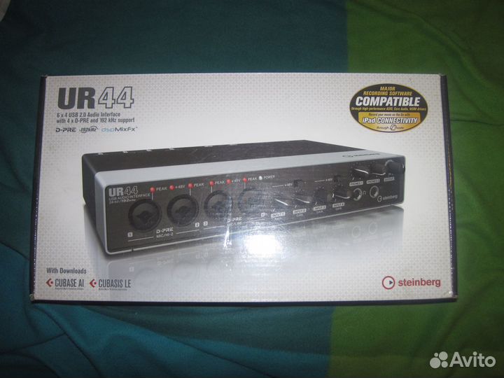 Внешняя звуковая карта usb Steinberg UR44