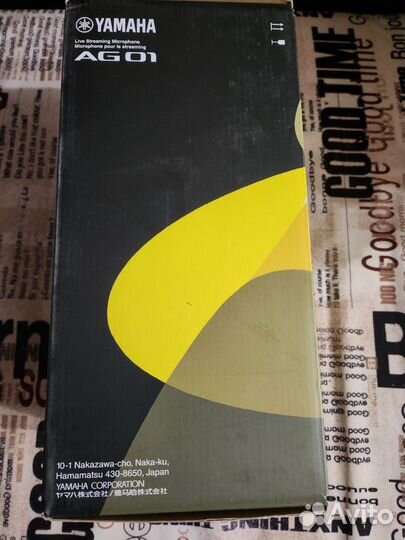 Yamaha AG01 BK – конденсаторный USB микрофон с DSP