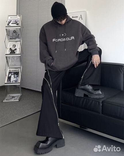 Оверсайз Y2K Штаны Rick Owens type