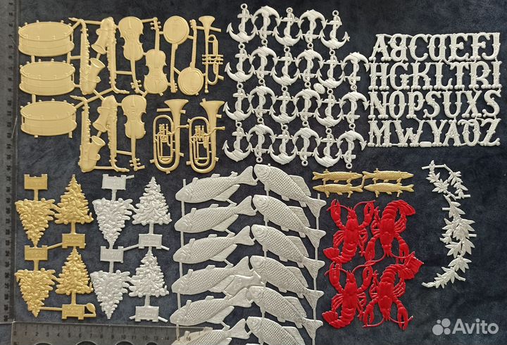 Золотой и серебряный дрезденский картонаж