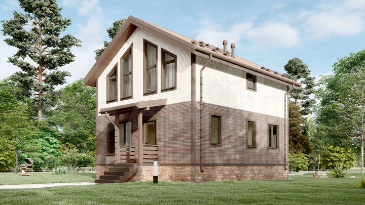 Дом 155 м² на участке 9,1 сот.