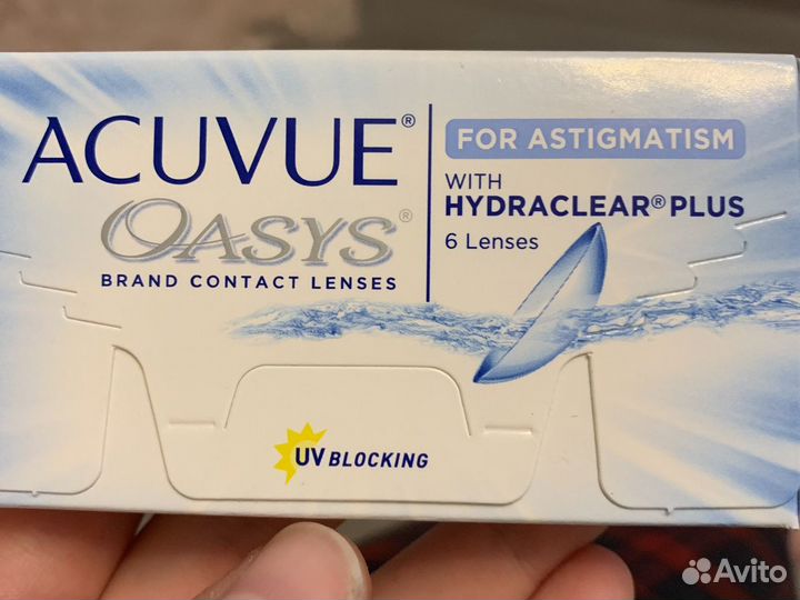 Линзы астигматические acuvue oasys двухнедельные