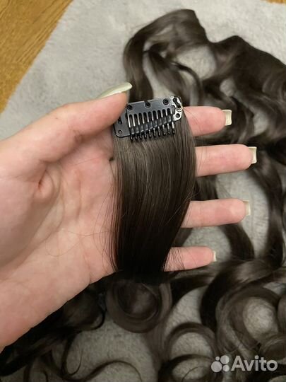 Волосы на заколках 55 см