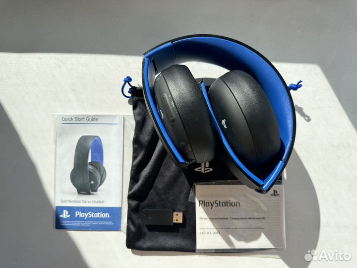 Наушники Sony playstation gold